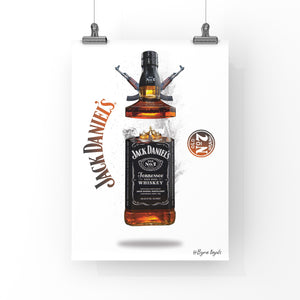 Affiche Bouteille Jack Daniel's